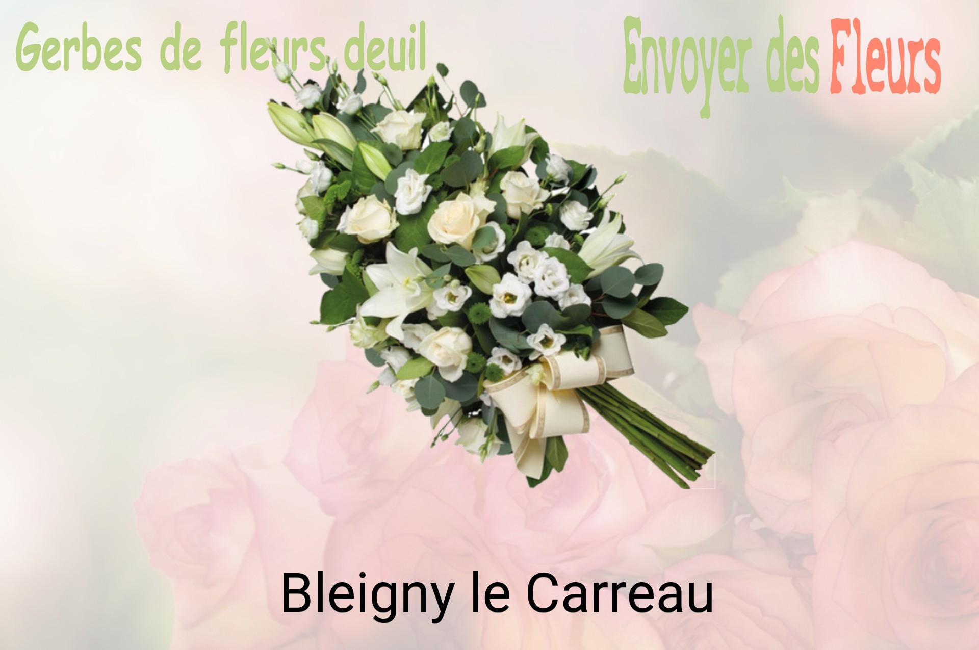 Gerbe de fleurs de deuil livrée à Bleigny-le-Carreau